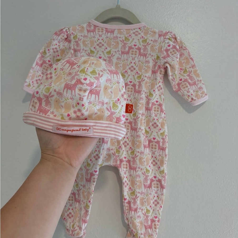 Magnificent Baby Pink Animal Print One Piece